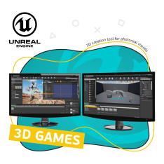 Unreal Engine 4. Игровой движок - КИБЕРшкола программирования для детей, компьютерные курсы для школьников, начинающих и подростков - KIBERone г. Советский