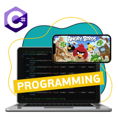 Программирование на C#. Удивительный мир 2D-игр - КИБЕРшкола программирования для детей, компьютерные курсы для школьников, начинающих и подростков - KIBERone г. Советский