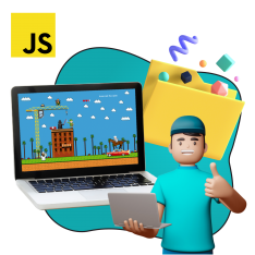 Программирование на JavaScript. Учимся создавать игры! - КИБЕРшкола программирования для детей, компьютерные курсы для школьников, начинающих и подростков - KIBERone г. Советский