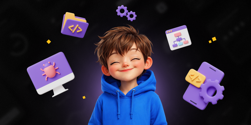 Идеальный сайт с нуля: код, дизайн и AI-помощник - КИБЕРшкола программирования для детей, компьютерные курсы для школьников, начинающих и подростков - KIBERone г. Советский